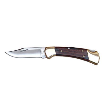 Buck Ranger 112 Folding Lockback Knife with Leather Pouch| SportingCutlery.co.uk
