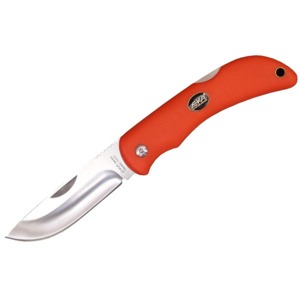 EKA Swede 10 Orange Kraton handle lock Blade Length 10cm