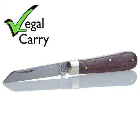 A. Wright & Son Lambfoot Knife Wood Handle - 7cm Blade | SportingCutlery.co.uk