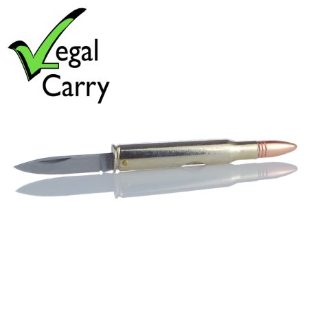 Folding Every Day Carry (EDC) Novelty Bullet Pocket Knife. Blade length 4.3cm