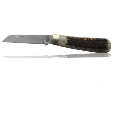 A. Wright & Son 31 Stag Lambfoot Pocket Knife - 7cm Blade