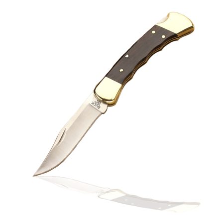 Buck 110 Folding Hunter Finger Groove - 9.5cm Blade | SportingCutlery.co.uk
