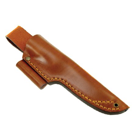 Casstrom Leather Belt Sheath Loop for Fixed Blade with Firesteel | SportingCutlery.co.uk