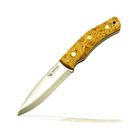 Casstrom No.10 Forest Knife Curly Birch Stainless | SportingCutlery.co.uk