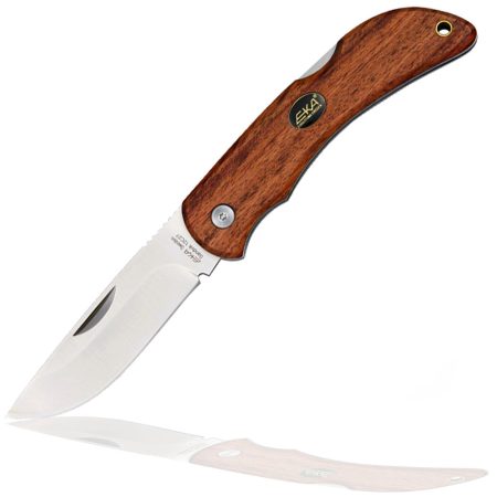 EKA Swede 10 Wood Locking Pocket Knife | SportingCutlery.co.uk