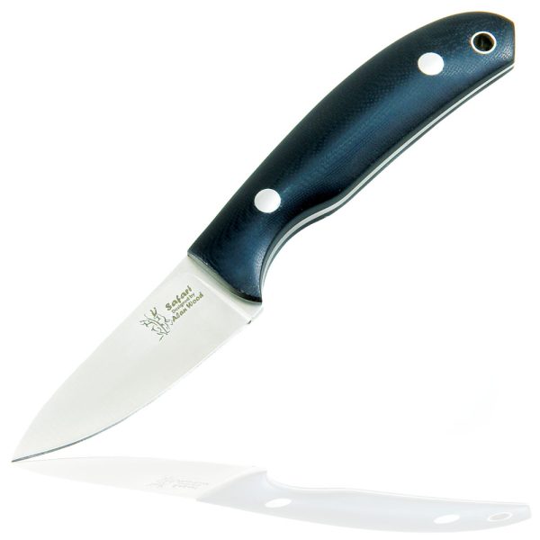 Alan Wood Design Casstrom Safari Knife Black G10 | SportingCutlery.co.uk