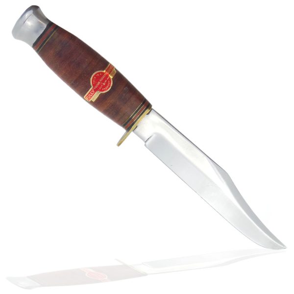 William Rodgers 6 Inch Clip Point Blade with Stacked Leather Handle