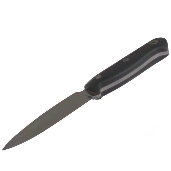 ERK Handmade Bushcraft Knife Scandi Grind Blade and Leather Friction Sheath
