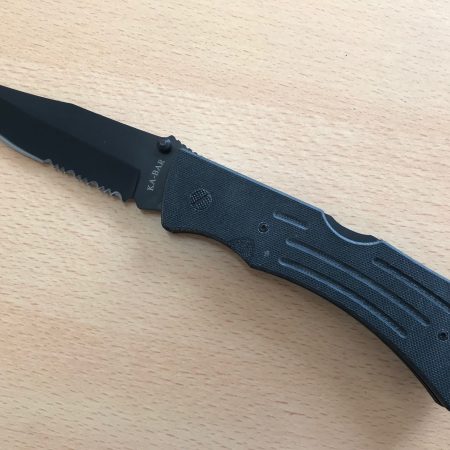 The Ka-Bar Dozier Hunter Clip with thumb stud