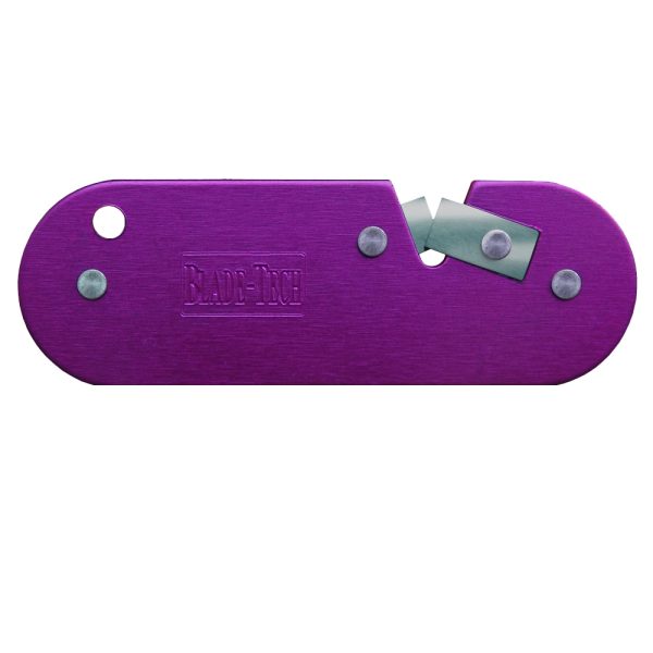 Blade Tech Classic Garden Tool Sharpener in Purple with Pouch & Leaflet
