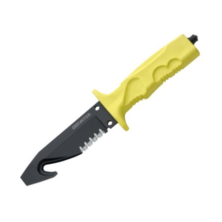 Fox Knives Survival - Naval & Fire Brigade Rescue Emergency Knife in Yellow