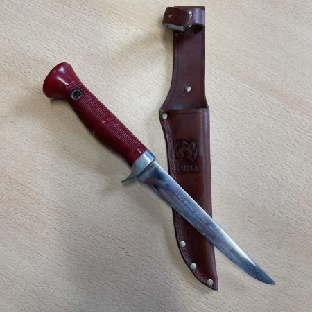 Puma Mariner Knife No.6362 Date Stamp 81773 (1971) with Leather Sheath