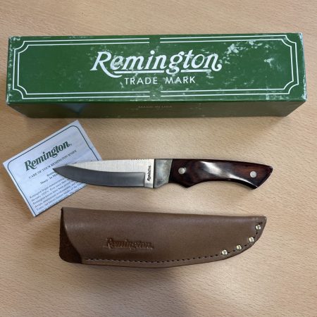 Remington UMC Drop Point Fixed Blade with Leather Sheath - Made in the USA