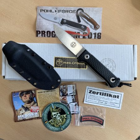 Pohl Force Prepper One 2049 - Outdoor Knife and Kydex Sheath - Outstanding Quality