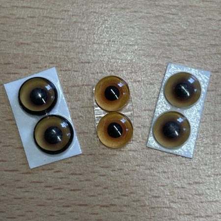 Pack of 3 Pairs Pheasant Eyes (1 x 10mm 2 x 9mm)