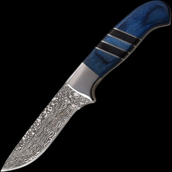 Elk Ridge Fixed Blade - 3CR13 acid etched stainless steel drop point