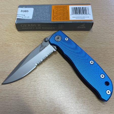 Gerber Harsey Air Ranger - Blue with Part Serrated Edge - Folding knife 05920