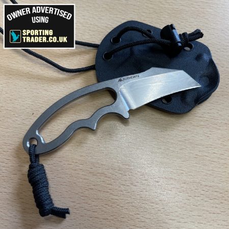 Hogue EX-F03 Hawkbill Tumble Finish Neck Knife HK35360