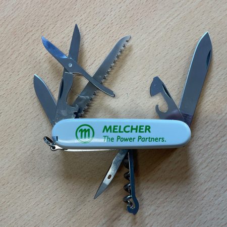 Victorinox Personalised (Melcher - The Power Partners) Huntsman - Swiss pocket knife