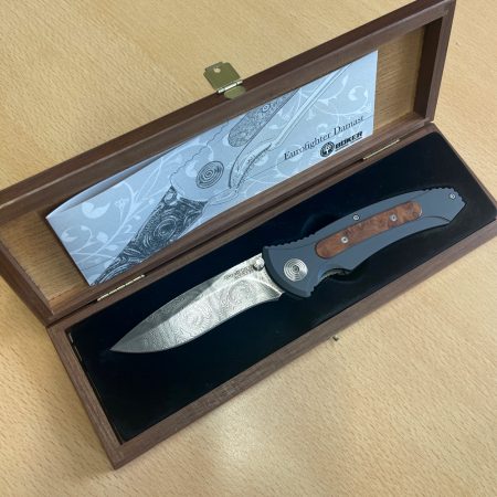 Böker Eurofighter Damascus Linerlock