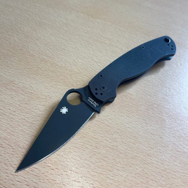 4079 a Spyderco Paramilitary-2 G10 Black