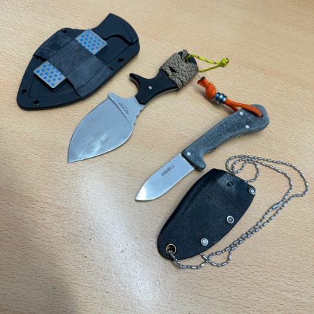 Cold Steel Ka-Bar Neck Knife Pair