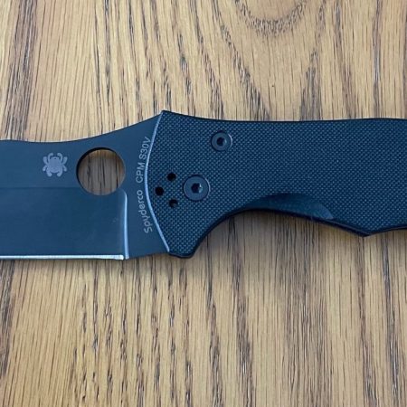 SPYDERCO YOJIMBO 2 BLACK FOLDING KNIFE