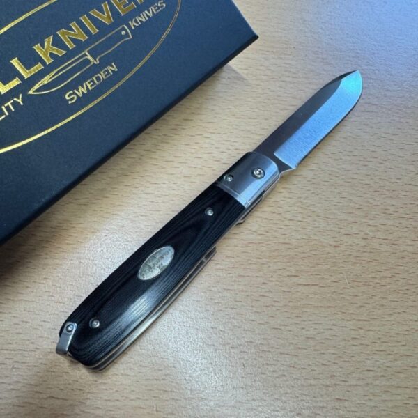 Fallkniven Gentlemans Pocket Knife Black Micarta - Image 3