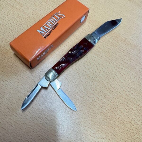 Marbles MR130 Two Blade Whittler Jigbone Red