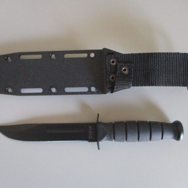 Ka-Bar Short Black Knife with Kydex Sheath Model 1258 - Image 3