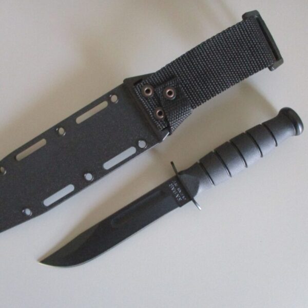 Ka-Bar Short Black Knife with Kydex Sheath Model 1258 - Image 5