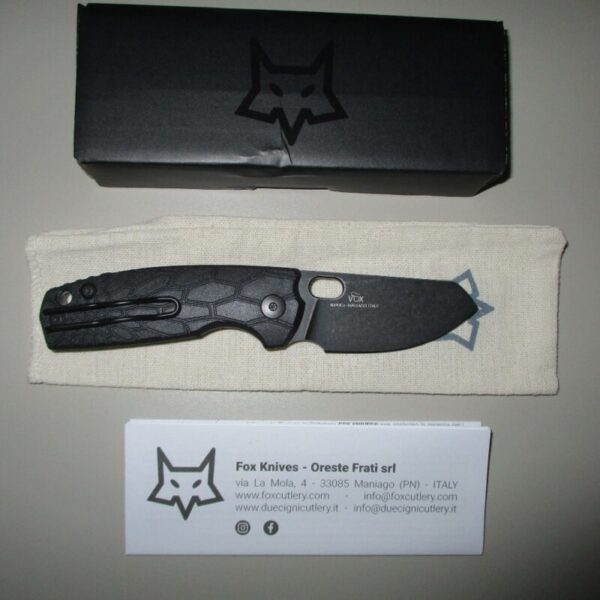 Fox Baby Core UK Black FX608UKBB Folding Knife - Image 2